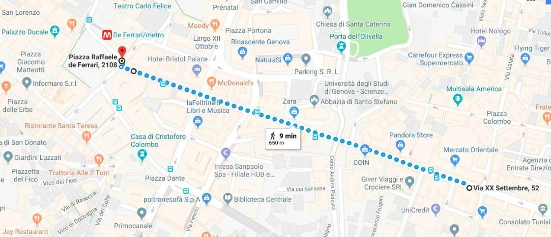 La Maison Nel Cuore Di Genova Free Parking Εξωτερικό φωτογραφία